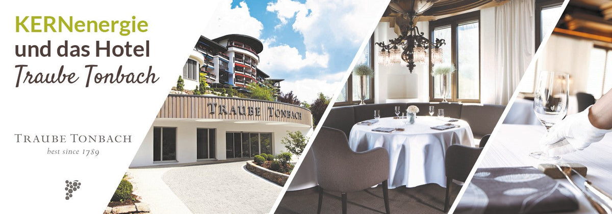 Zusammenarbeit von KERNenergie und Hotel Traube Tonbach für noch mehr hochwertige Genussmomente im Hotel