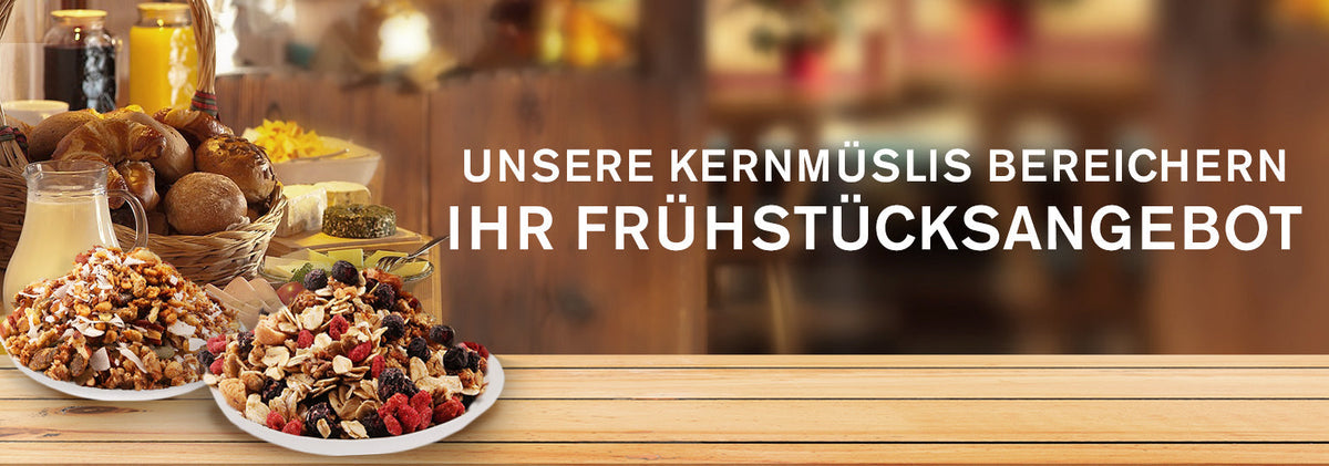 Nussmüslis: Unser neues KERNmüsli bereichert Ihren Frühstücksbereich