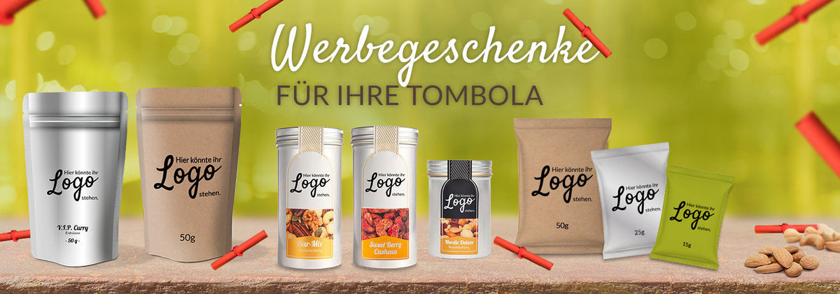 Werbegeschenke als Tombola Preise