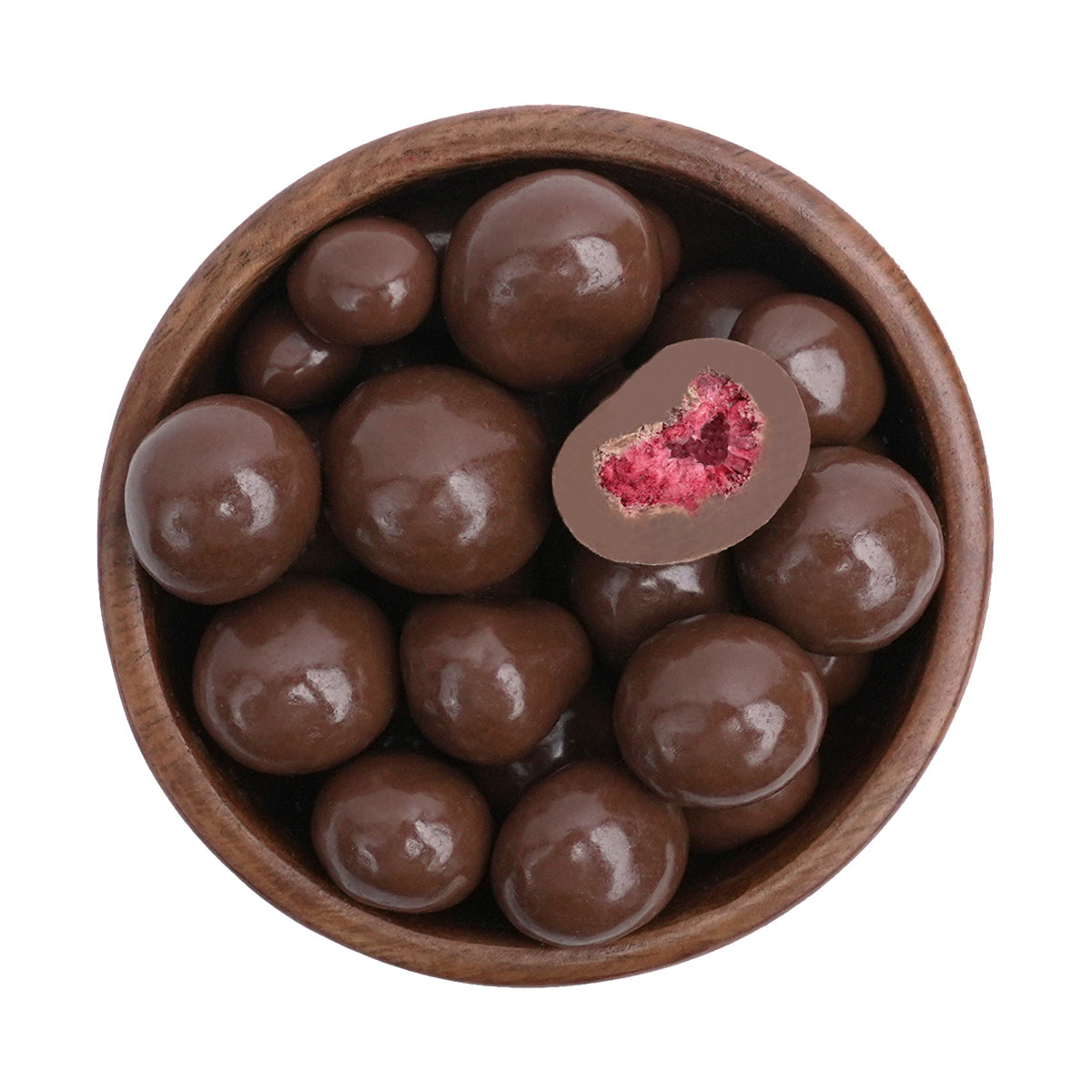 "Chocolate Dream" Himbeere umhüllt mit zartschmelzender Vollmilchschokolade