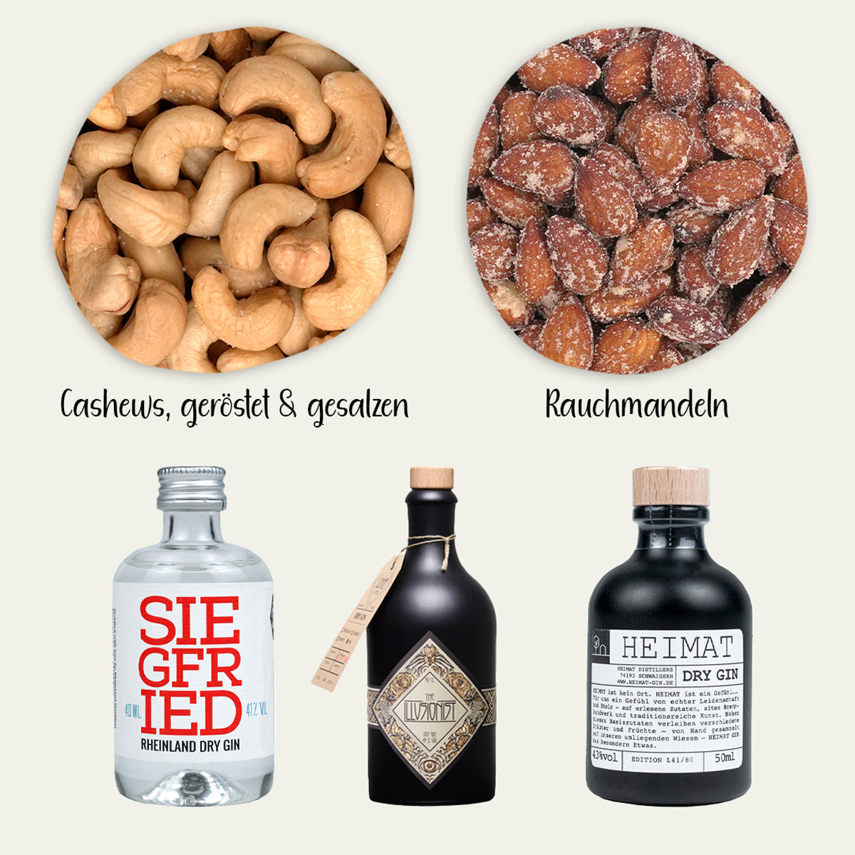 Geschenkset Bester Papa in Holzbox-mit Gin&Nüssen,u.a. Rauchmandeln,gesalzene Mandeln,HEIMAT Dry Gin (Mini)Gewicht:750g