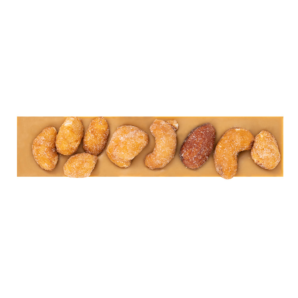 Schokoriegel – Karamellschokolade mit Sweet & Salty Nussmischung