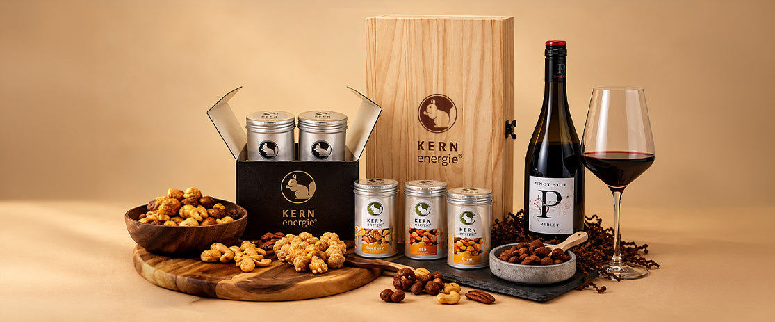 Firmengeschenke direkt versenden: Individuelle Geschenkboxen für Kunden, Mitarbeiter und Geschäftspartner mit persönlicher Grußkarte.
