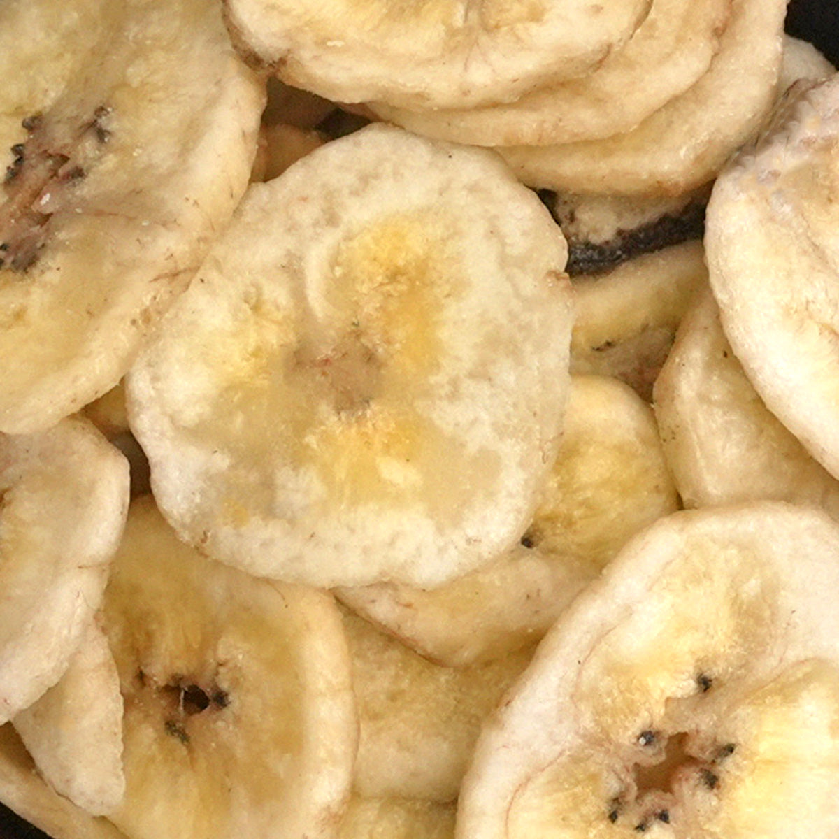 getrocknete Bananenchips 