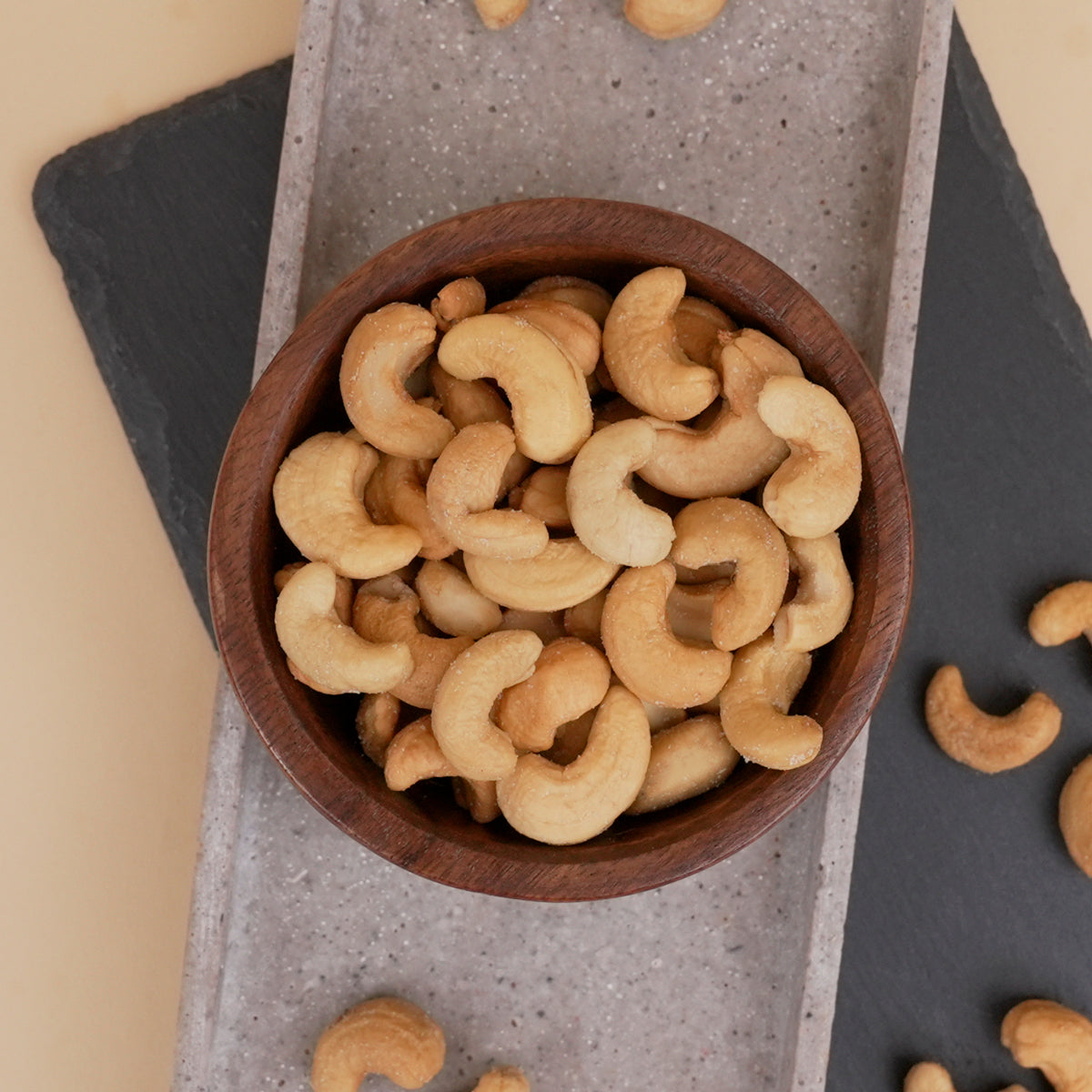 Cashewkerne - geröstet und gesalzen