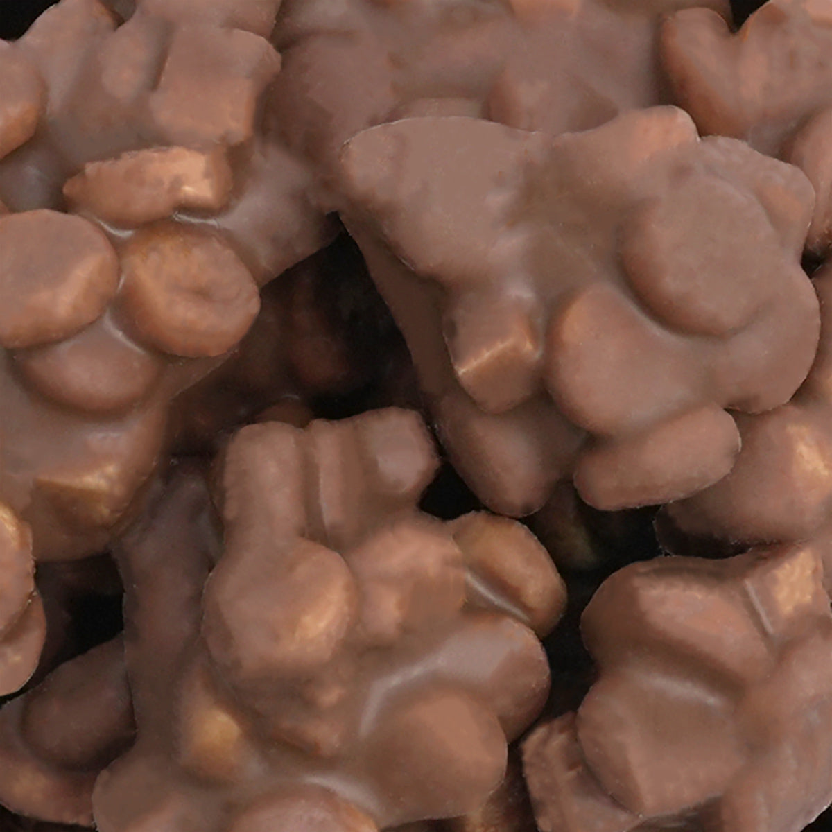 Nahaufnahme Cookie & Fudge Berge, Vanille-Keks Stückchen und Mini-Fudge in Milchschokolade