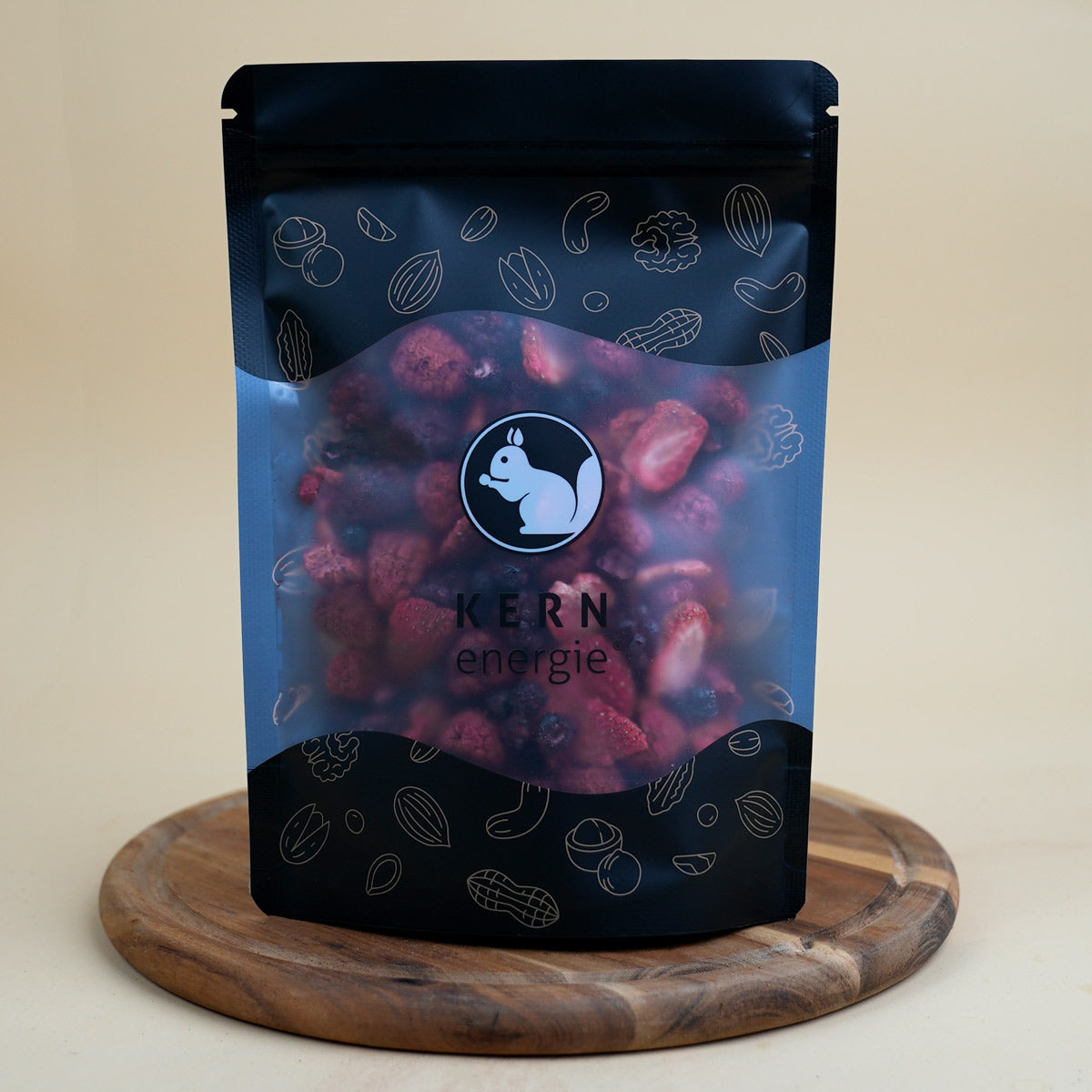 gefriergetrockneter Beeren-Mix im Frischebeutel