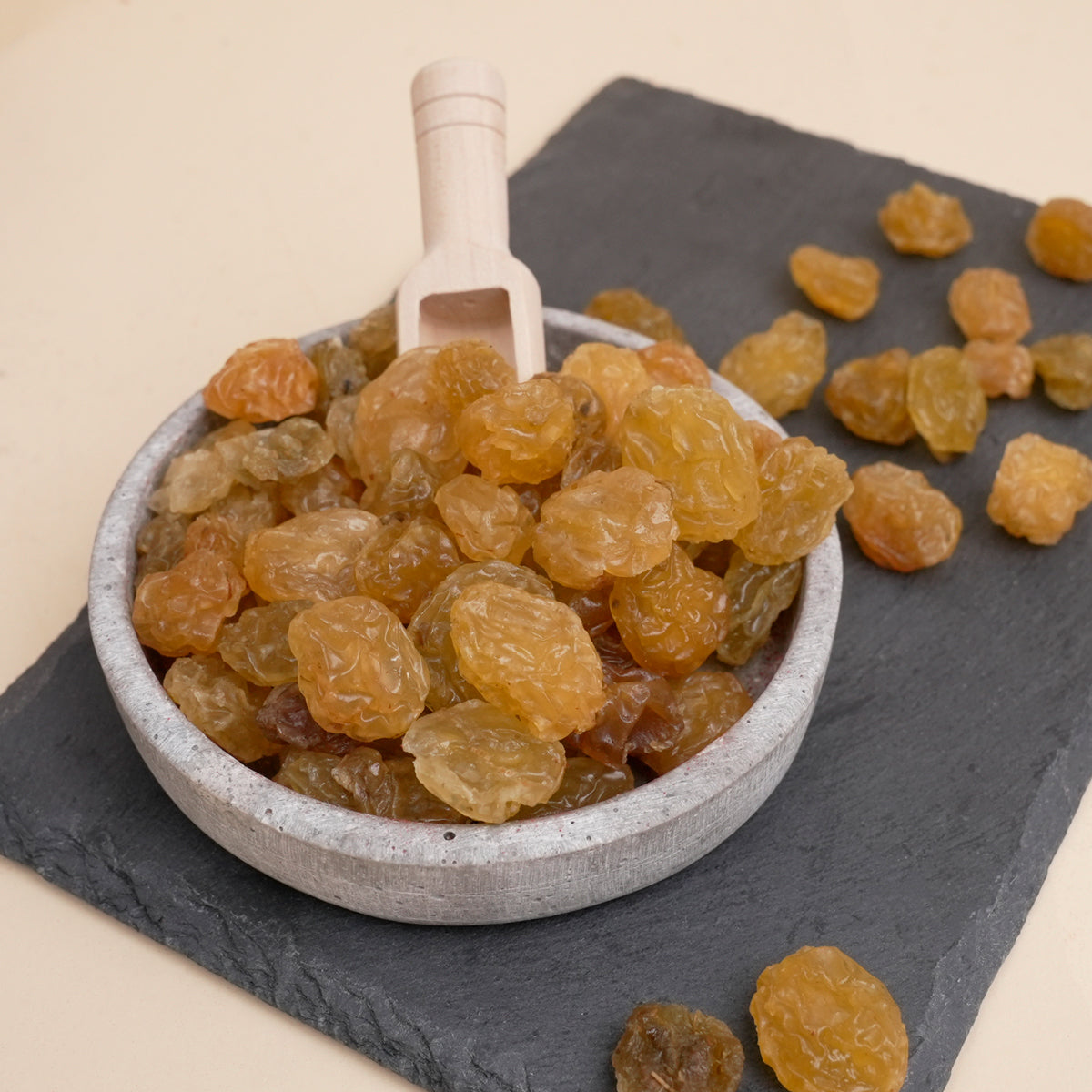 Rosinen – gelb, groß, Schonende Trocknung, ohne Zuckerzusatz
perfekt für ein abwechslungsreiches Frühstück