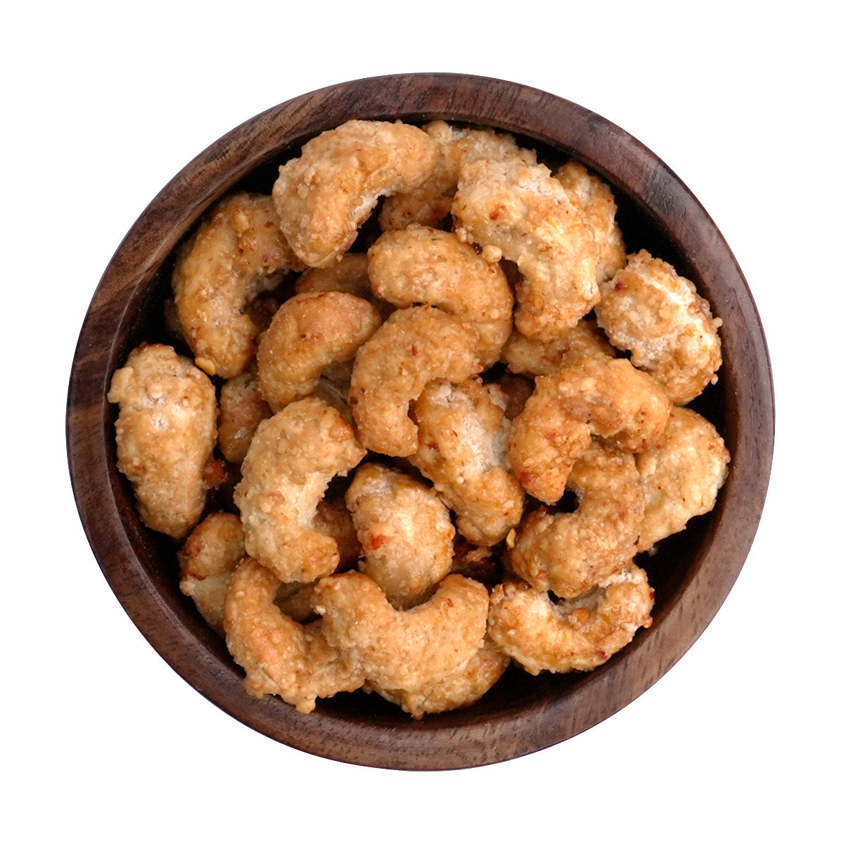 "Hot Honey Cashews" Gebrannte Cashews mit süßem Honig sowie einer Prise Chili-Schärfe