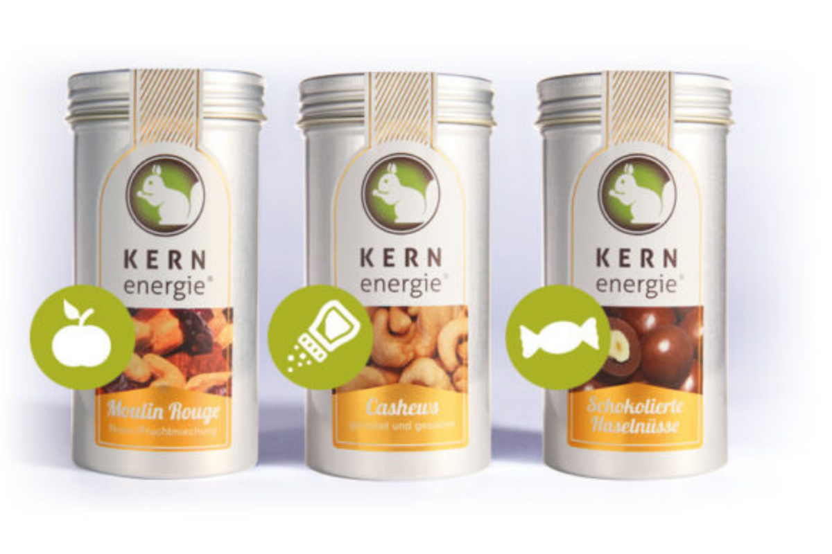Snack-Auswahl für Minibar – süß, salzig und fruchtig in praktischen Dosen