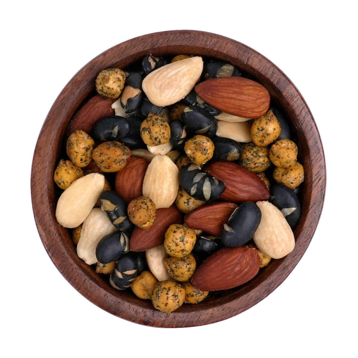 High Protein Provence-würzige Nussmischung,gerösteten Mandeln,Kichererbsen,schwarzen Sojabohnen,(über 25g Protein/100 g)