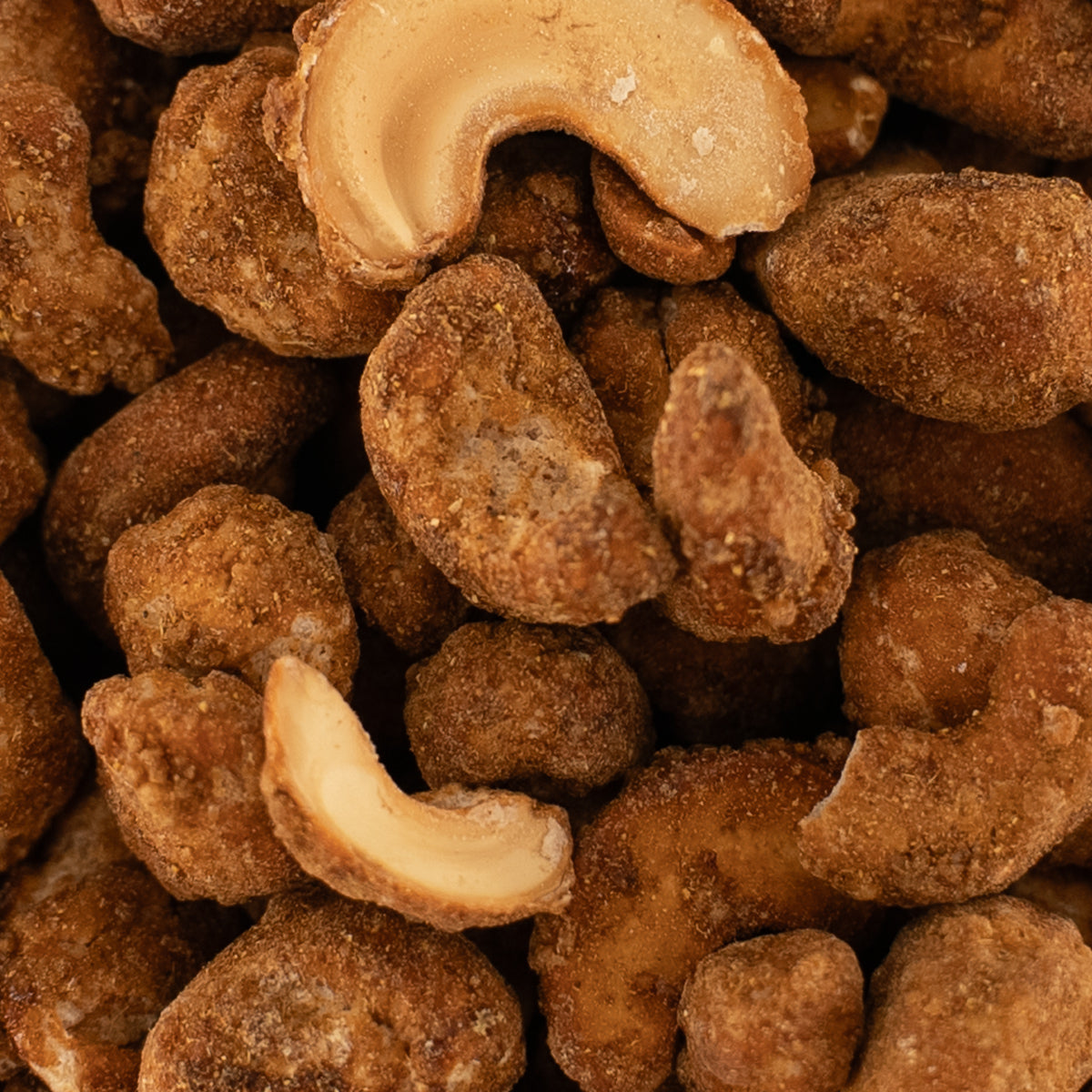 Gebrannte Cashewkerne mit Pumpkin spiced Würzung 